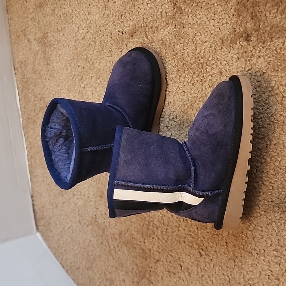 UGG Kids Blue and Black Rain & Snow Boots